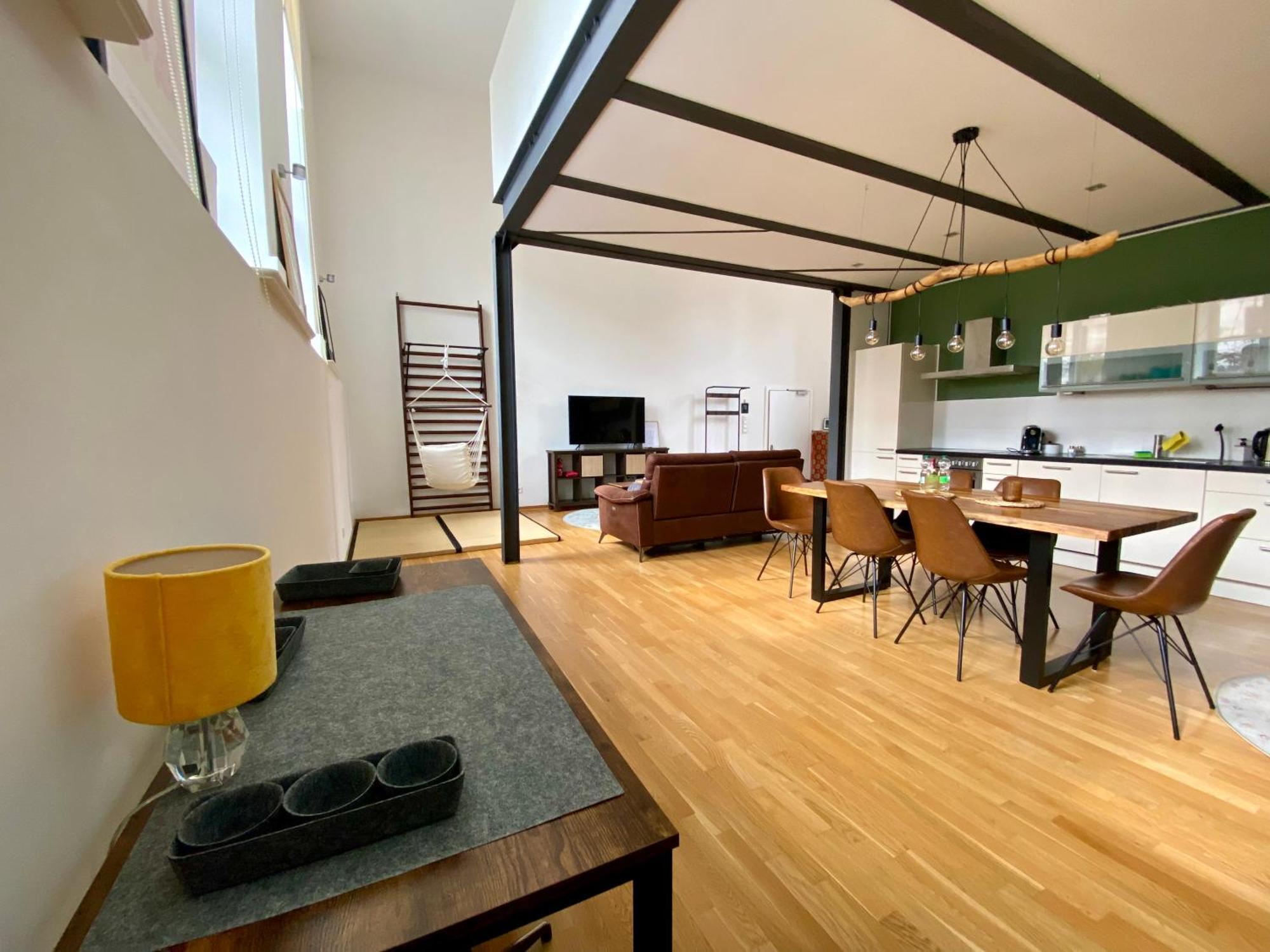Cityloft Gold - Zentrum / 105Qm / Inkl. Parkplatz / Netflix Leipzig Exterior foto